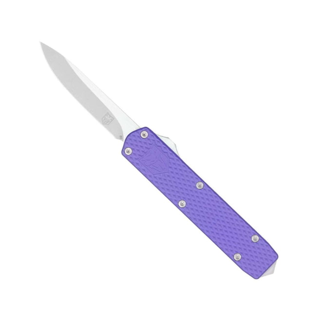 CobraTec Knives Mini-Mamba Gen II OTF Automatic Folding Knife 2.25in D2 Steel Blade Right Hand Purple Handle - Cobratec Knives