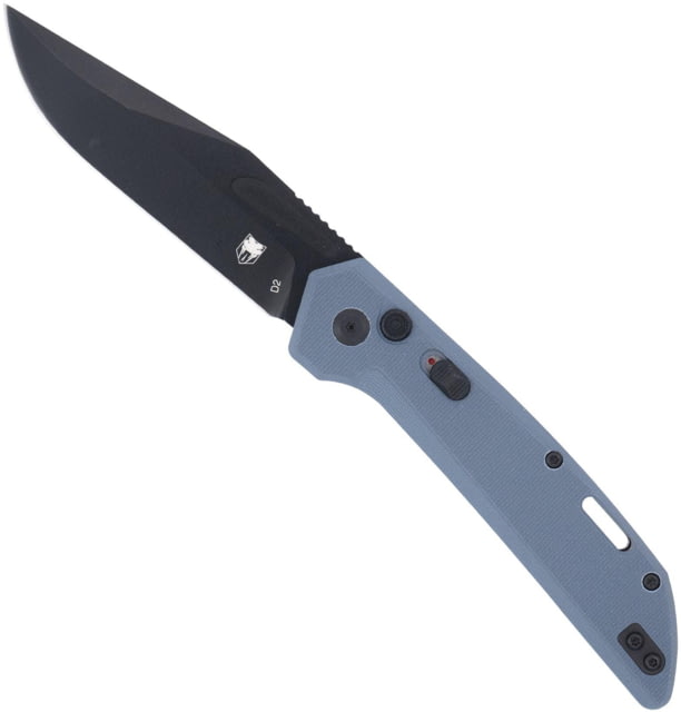 Cobratec Knives Cobratec Naja Side Button Auto 3.5'' D2 Slate Grey - Cobratec Knives