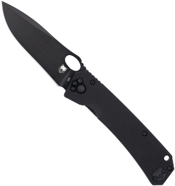 CobraTec Knives Raven Folding Knife 3.25 in Blade D2 Black - Cobratec Knives