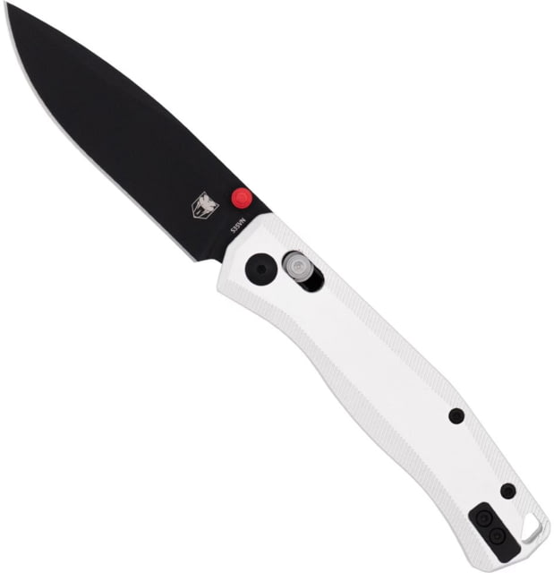 CobraTec Knives Regent Folding Knife 3.25 in Blade Carbon Steel White - Cobratec Knives