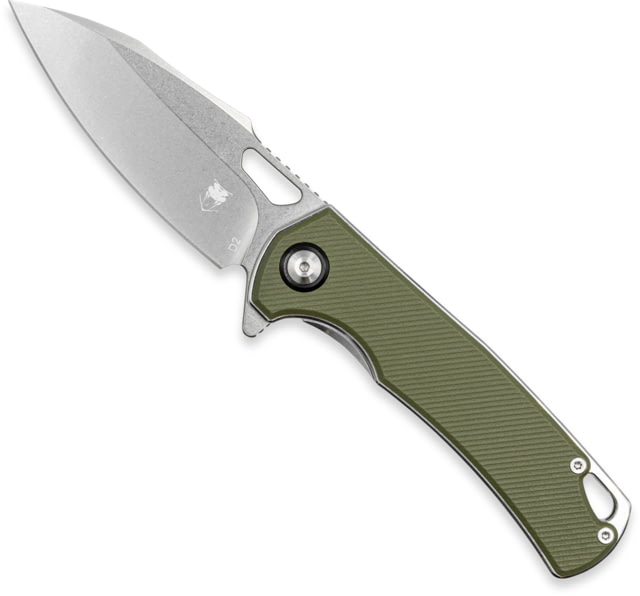 CobraTec Knives Wolverine 3.12 OTF Drop Point Plain Green TiCN D2 S - Cobratec Knives