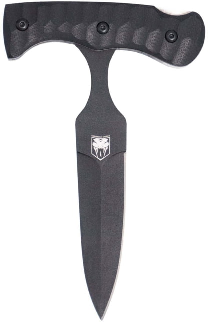 CobraTec Knives  Folding Push Dagger 2.88 Folding Dagger Plain Black D2 - Cobratec Knives