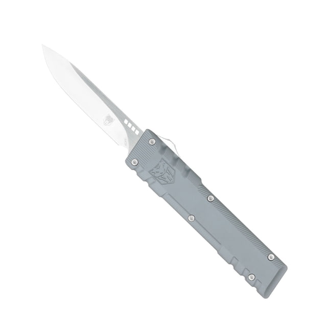 CobraTec Knives Gentlemen's Gen II OTF Knife 2.8in Drop Non-Serrated Grey - Cobratec Knives