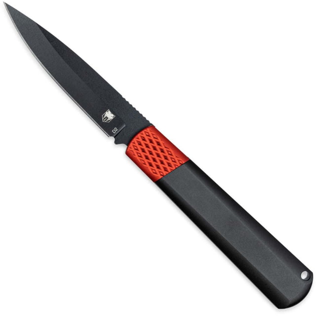 CobraTec Knives Gideon Automatic Folding Knife 3in Carbon Steel Aluminum Black/Red Handle - Cobratec Knives