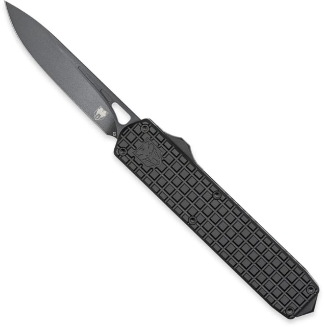 CobraTec Knives Mamba Fixed Blade Knives 4.75in D2 Steel Black Textured Aluminum Handle 164137 - Cobratec Knives