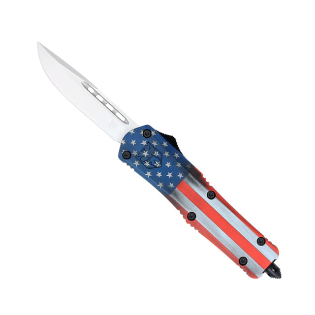 CobraTec Knives FS-3 Medium OTF Automatic Folding Knives 3in D2 Steel Drop Non-Serrated Blade Ems Handle - Cobratec Knives
