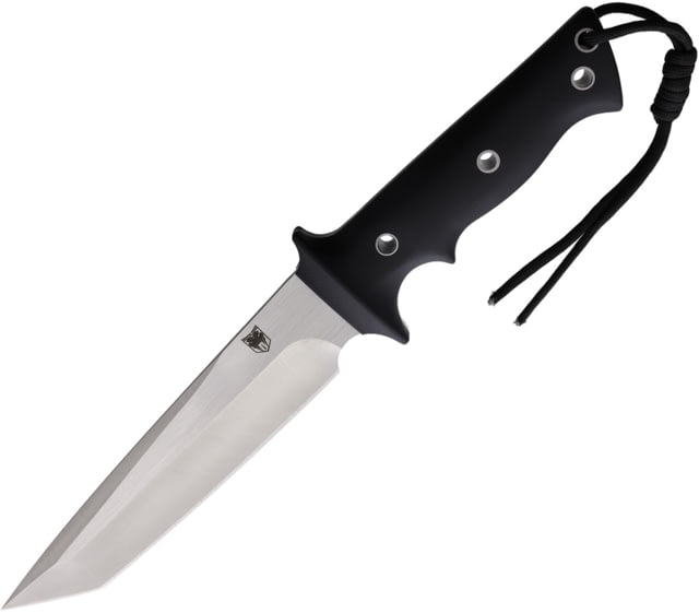 CobraTec Knives Renegade Fixed Blade Knife 11.5in Overall 6in Satin 440C Tanto Blade Black G10 Handle Kydex Sheath - Cobratec Knives