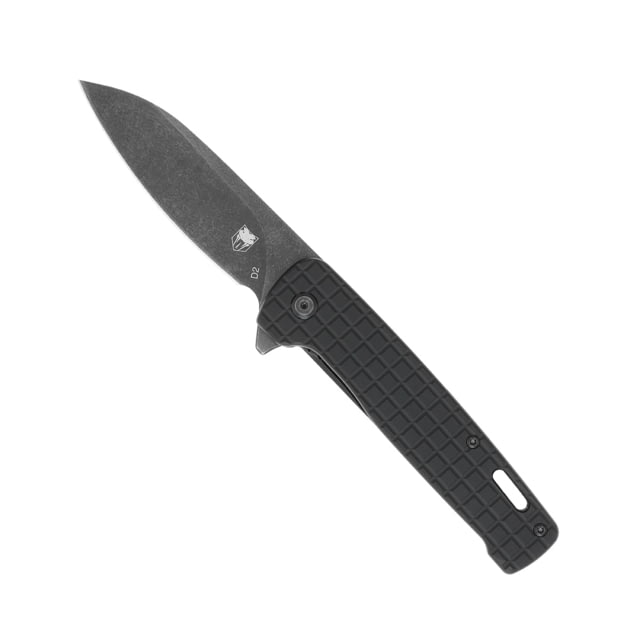 CobraTec Knives Rhino Folding Knife 3.375in D2 Stonewashed Black - Cobratec Knives