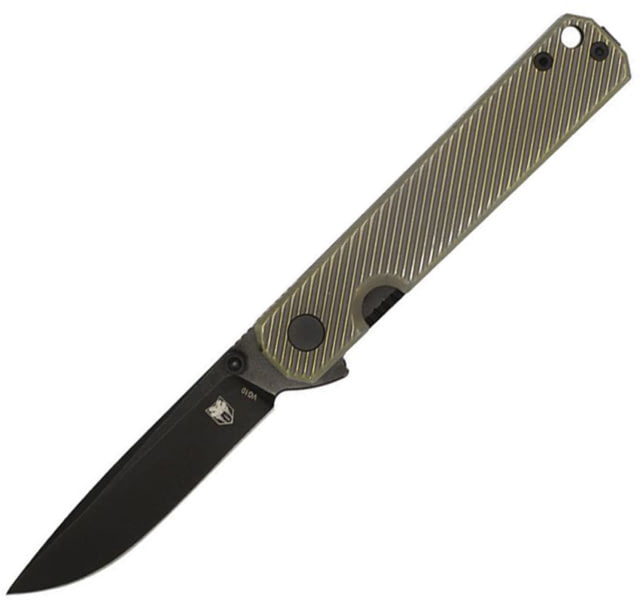 CobraTec Knives Rook Linerlock Ti Black CBTRKVGBK - Cobratec Knives