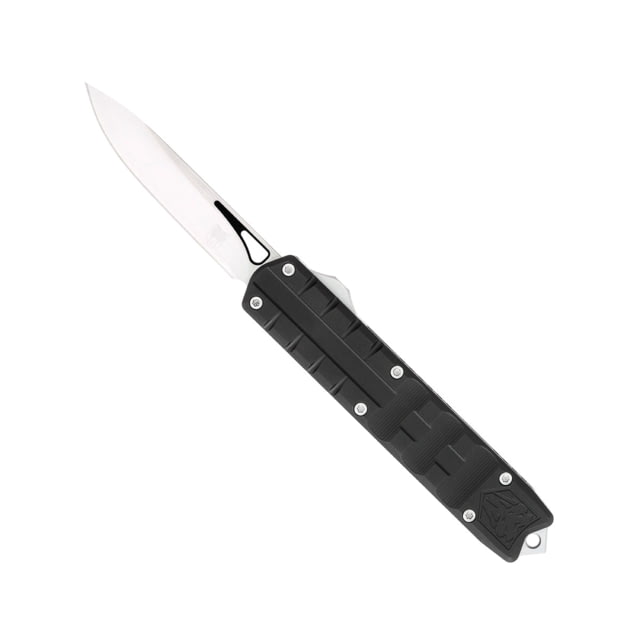 CobraTec Knives Small Enforcer OTF Knife 2.25in M390 Drop Non-Serrated Black - Cobratec Knives