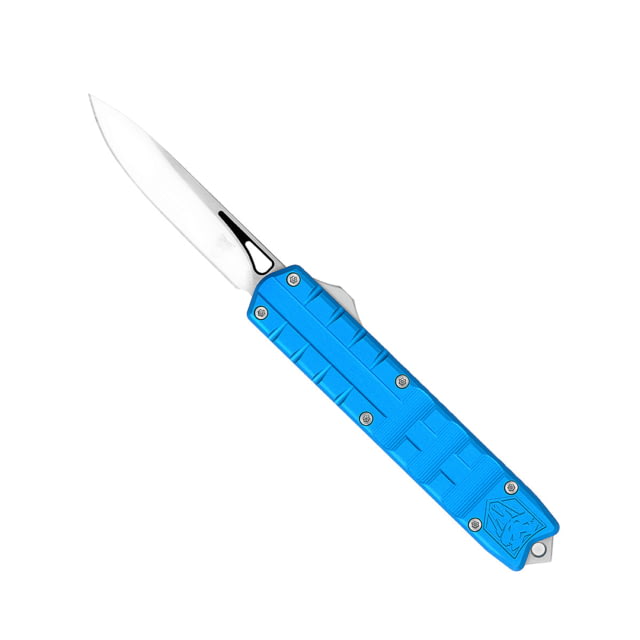 CobraTec Knives Small Enforcer OTF Knife 2.25in M390 Drop Non-Serrated Blue - Cobratec Knives