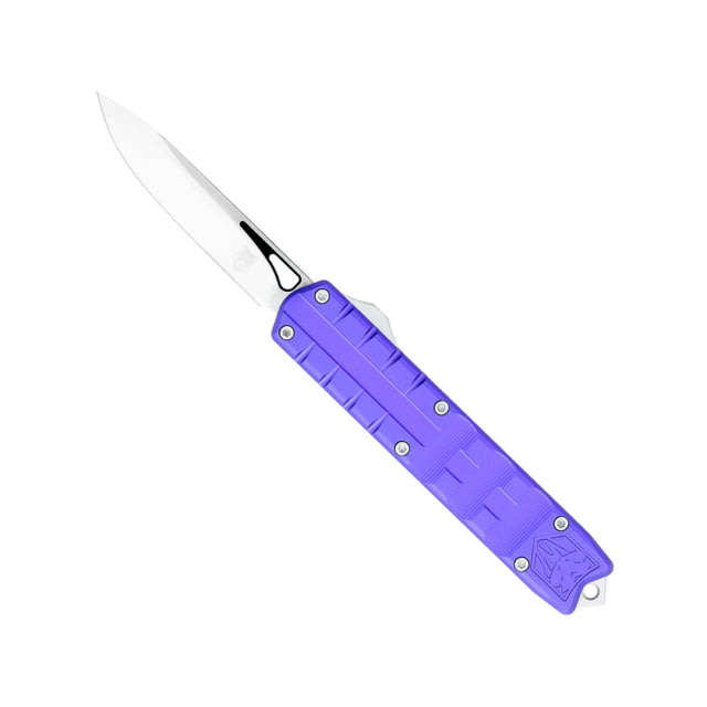 CobraTec Knives Small Enforcer OTF Knife 2.25in M390 Drop Non-Serrated Purple - Cobratec Knives
