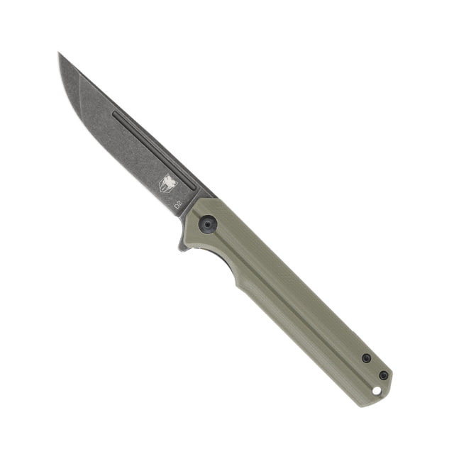 CobraTec Knives Streamline Folding Knive 3.5in D2 Stonewash G-10 Od Green - Cobratec Knives