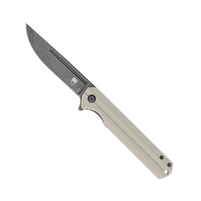 CobraTec Knives Streamline Folding Knive 3.5in D2 Stonewash G-10 Tan - Cobratec Knives