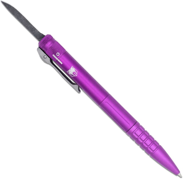 CobraTec Knives Tactical Pen Gen II Purple Aluminum D2 Steel Blade Includes Pocket Clip - Cobratec Knives
