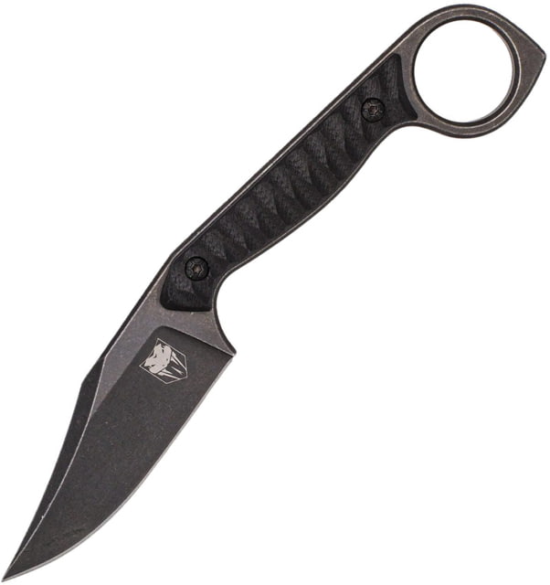 CobraTec Knives Wolfteeth Fixed Blade Blk CP - Cobratec Knives