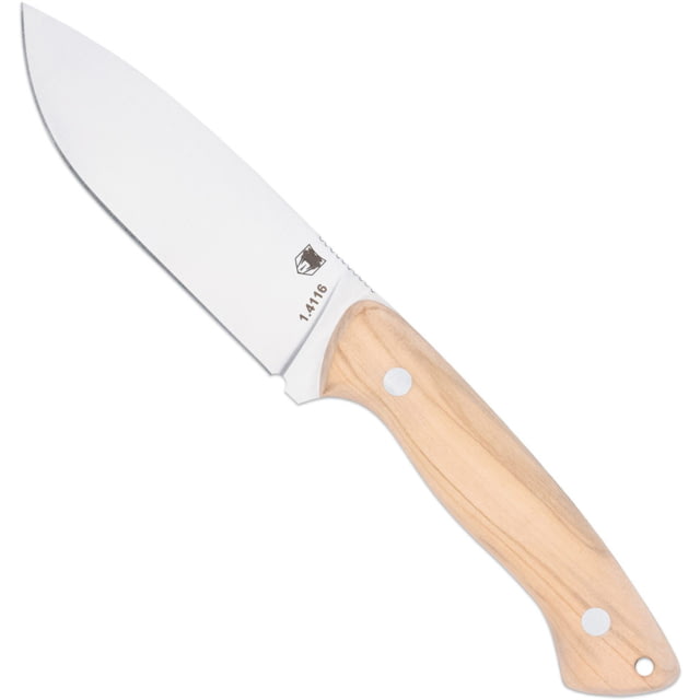Cobratec Knives CobraTec Twin Mountain Fixed Blade Knife 4.5in Olivewood Handle 1410087 - $159.99 at Optics Planet