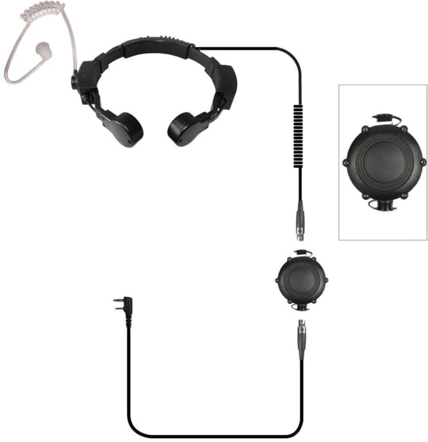 Code Red Assault-mod Waterproof Tactical Throat Mic Headset - Code Red