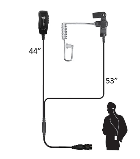 Code Red Investigator QD-BK2 Headset Accessories - Code Red