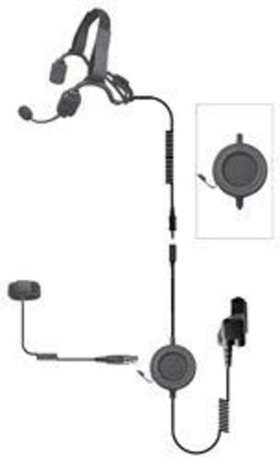 Code Red TBCH-PRO Tactical Bone Conduction Boom Mic Headsets - Code Red