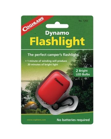 Coghlans Dynamo Flashlight With Key Ring Clip - Coghlans