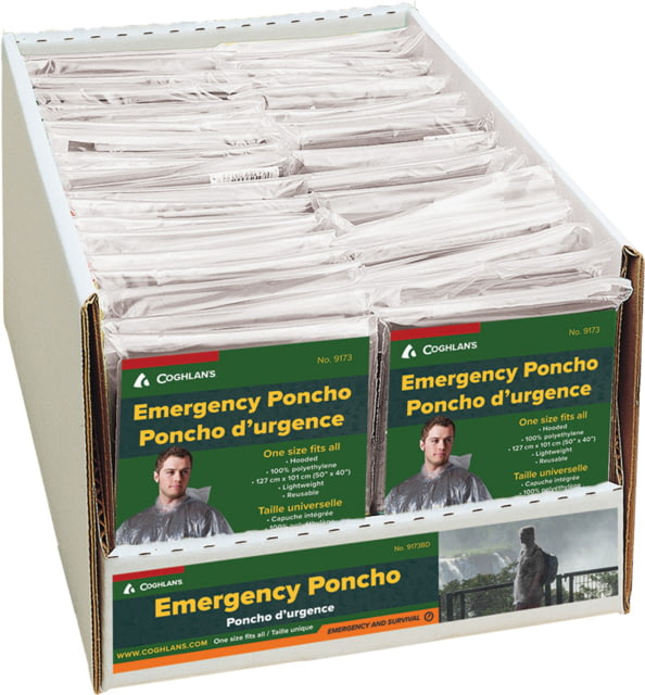Coghlans Emergency Poncho Display CGN