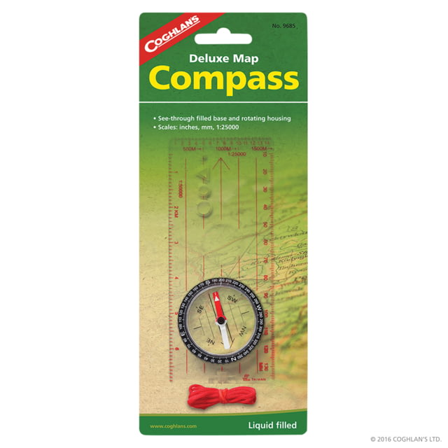 Coghlans Map Compass Black - Coghlans