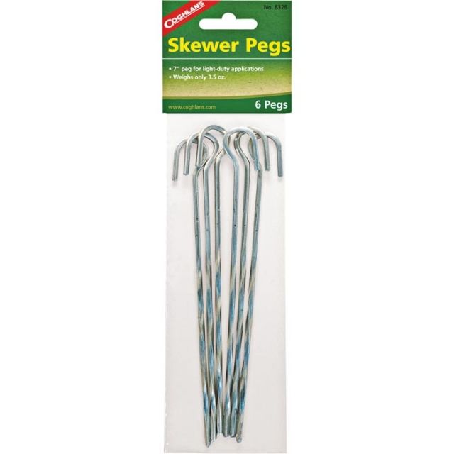 Coghlans Steel Skewer Tent Peg 7 6 Pk