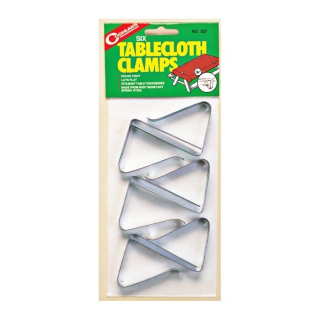 Coghlans Tablecloth Clamps 6 Pk