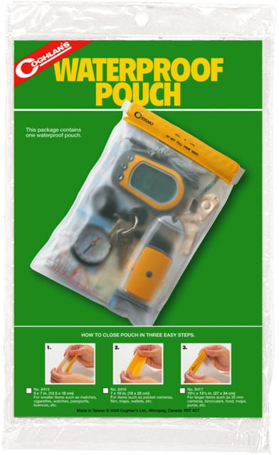 Coghlans Waterproof Pouch 5in. x 7in. 96771 - Coghlans