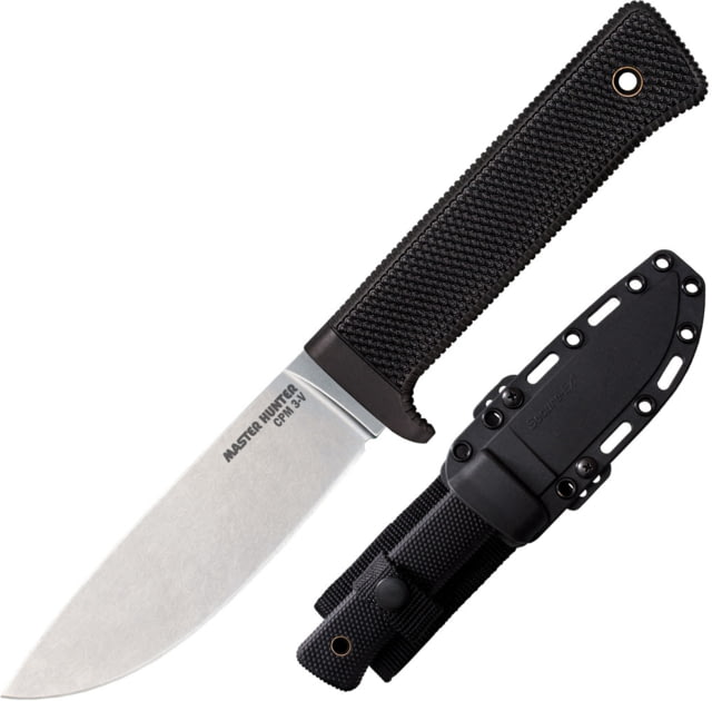 Cold Steel 3V Master Hunter Fixed Blade Knife 4.5 in American CPM 3V High Carbon Kray-Ex Handle