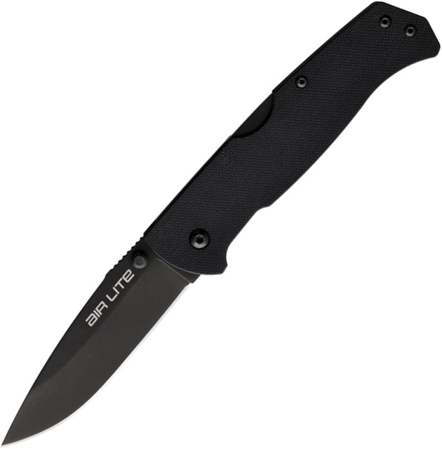 Cold Steel Air Lite Lockback 3.50 in Folding Knife Black G10