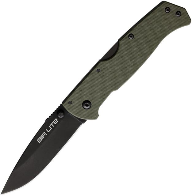 Cold Steel Air Lite Lockback OD 3.50 in Folding Knife OD green G10