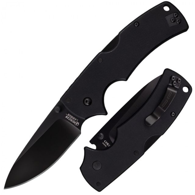 Cold Steel American Lawman 3.5in Blade Length American S35VN w/ DLC Coating Steel Knife