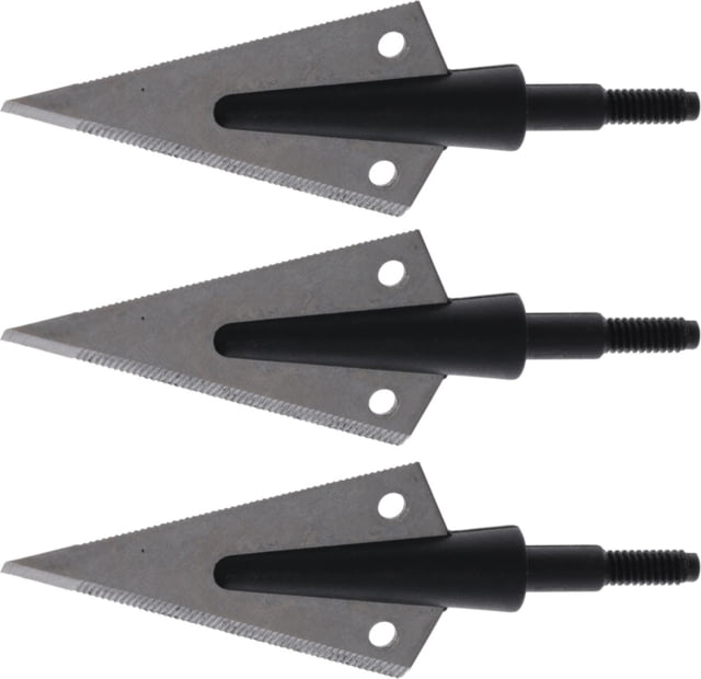 Cold Steel Cheap Shot Bone Serrated Saw Broadheads 3 Pack 3in Overall 125 Grain Serrated Edge - Cold Steel