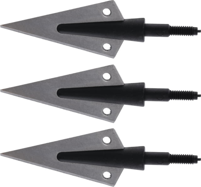 Cold Steel Cheap Shot Bone Plain Saw Broadheads 3 Pack 3in Overall 125 Grain Plain Edge - Cold Steel