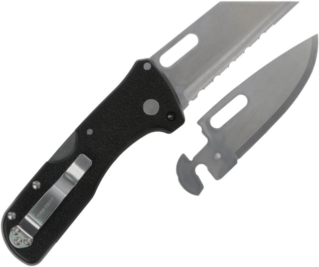 Cold Steel Click N Cut Lockback 2.75 in Folding Knife Black synthetic - Cold Steel