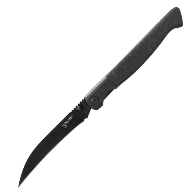 Cold Steel 60 Series Spectre Hawkbill Folding Knife 3.8in CPM-20CV Talon Black Carbon Fiber Handle