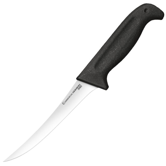 Cold Steel Commercial Series Stiff Curved Boning Knife Black/Silver 11 1/4in - Cold Steel