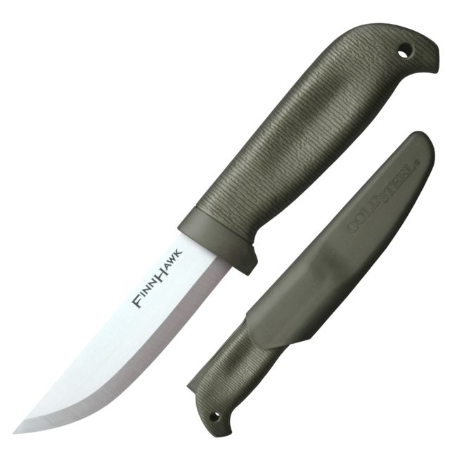 Cold Steel Finn Hawk 8.58in Fixed Blade Knife Green/Silver 8.5in - Cold Steel