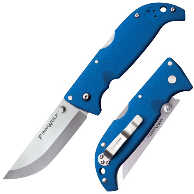 Cold Steel Finn Wolf 7 7/8in Folding Blade Knife Blue