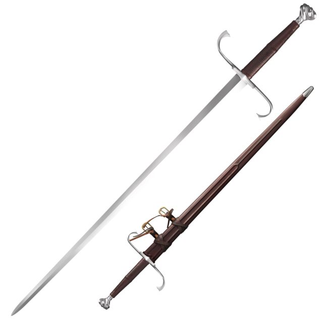 Cold Steel German Long Sword Black/Silver 46in
