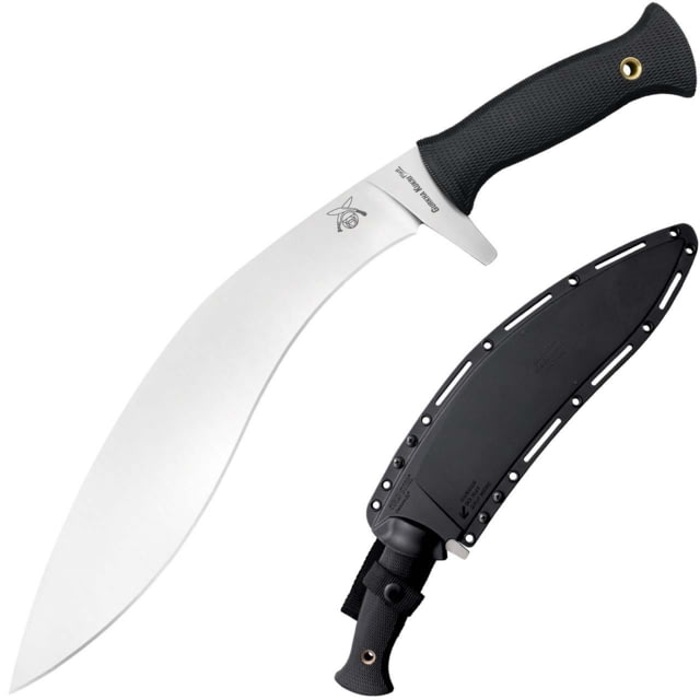 DEMO Cold Steel Gurkha Kukri Plus Knife 12in 4034SS Kukri Blade Long Kray-Ex Black Handle 39LMC4 - Cold Steel