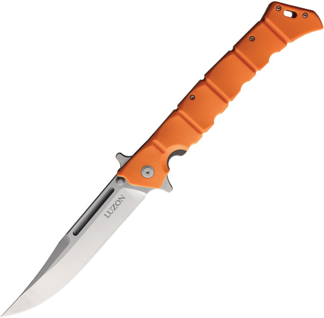 Cold Steel Large Luzon Linerlock Org CS20NQXORST 6.00 in Folding Knife Orange GFN