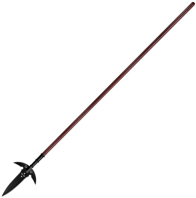 Cold Steel MAA American Spontoon 10.5" black finish 1055HC steel blade Wood handle