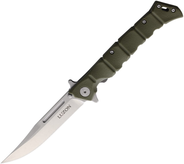Cold Steel Medium Luzon Linerlock CS20NQLODSW 4.00 in Folding Knife OD green GFN
