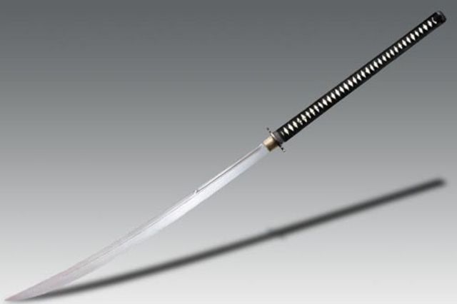 Cold Steel Nodachi Ray Skin Handle Plain Edge Wood Scabbard Sword