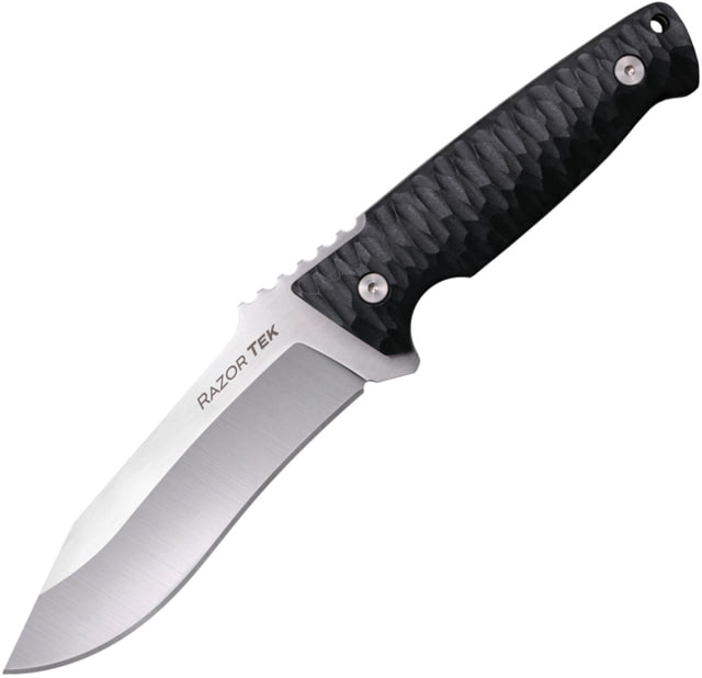 Cold Steel Razor Tek  5.00 in Fixed Blade Knife Black sculpted GFN