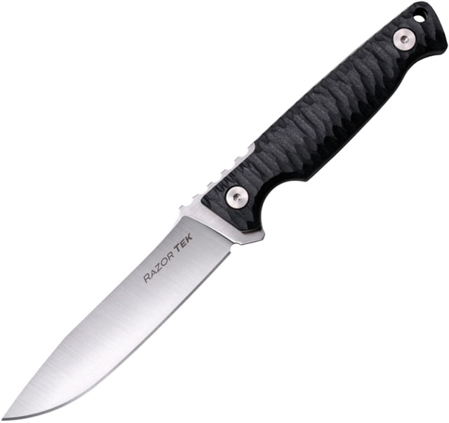 Cold Steel Razor Tek 4.00 in Fixed Blade Knife Black sculpted GFN
