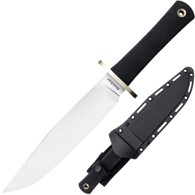 Cold Steel Recon Scout 3V Knife 7.5in 3-V Steel Clip Point Blade Long Kray-Ex Black Handle 37RS